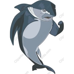 Fierce Cartoon Shark