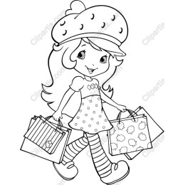Charming Shopping Character
