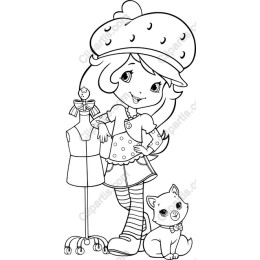 Charming Berry-Themed Girl