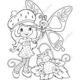 Whimsical Strawberry Fairy