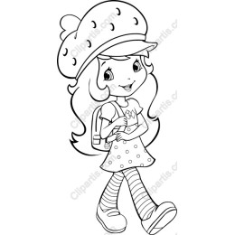 Cheerful Strawberry Girl