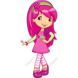 Playful Pink-Haired Girl