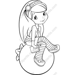 Adorable Girl Coloring