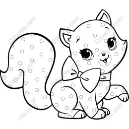 Adorable Polka-Dotted Cartoon Pet