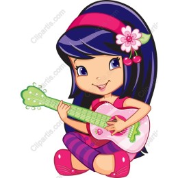 Charming Guitar Girl