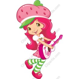 Cheerful Strawberry Musician
