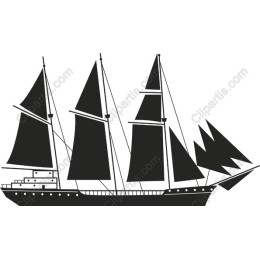 Classic Three-Masted Ship