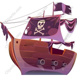 Vibrant Pirate Ship