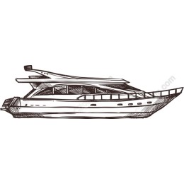 Elegant Vintage Yacht