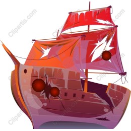 Vibrant Pirate Ship