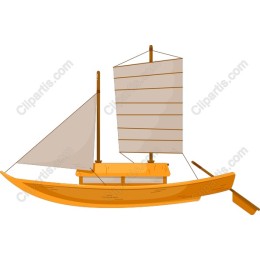 Traditional Wooden Sailing Boat
