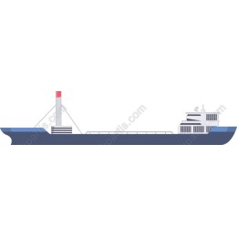 Modern Cargo Ship