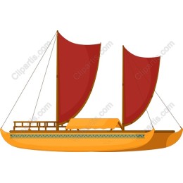 Vibrant Traditional Sailing Boat