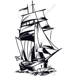 Majestic Sailing Ship