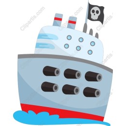 Whimsical Pirate Ship