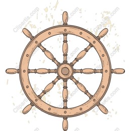 Vintage Ship's Wheel