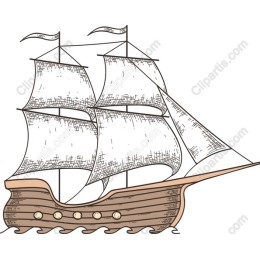 Elegant Sailing Ship