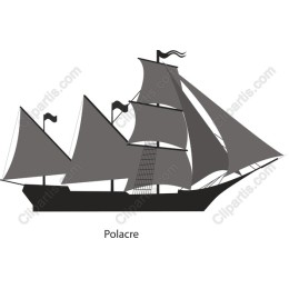 Polacre Sailing Ship