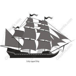 Fully Rigged Ship