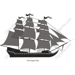 Fully Rigged Ship