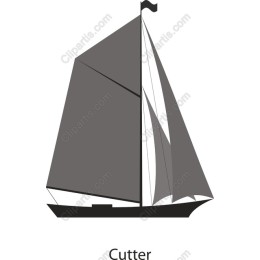 Cutter Sailboat