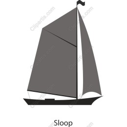 Elegant Sloop Sailboat