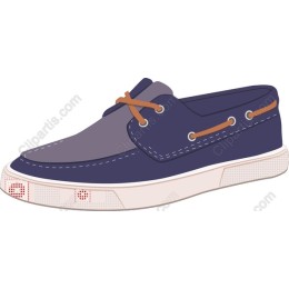 Navy Blue Boat Shoe