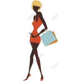 Fashionable Woman Shopping