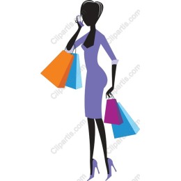 Chic Shopping Lady