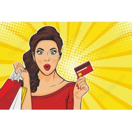 Vibrant Pop Art Shopper