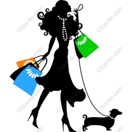 Chic Shopping Woman