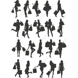  Shopping Clipart Set