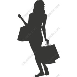 Chic Shopping Woman
