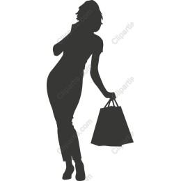 Elegant Shopping Woman