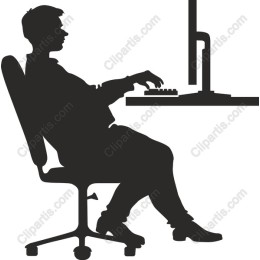 a Professional Working at a Computer