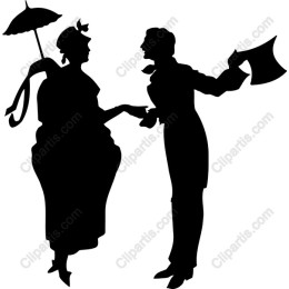 Vintage Elegant Conversation