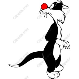 Playful Cartoon Cat