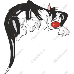 Charming Cartoon Cat
