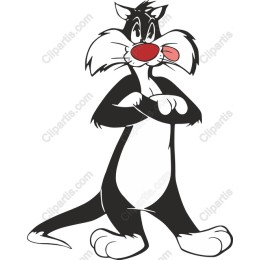 Playful Cartoon Cat