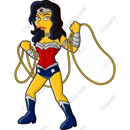 Cartoon Superheroine
