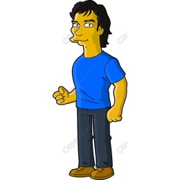 Vibrant Cartoon Character
