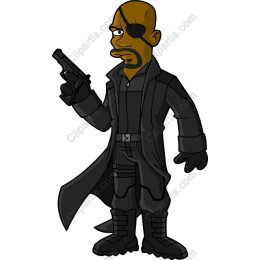 Bold Cartoon Action Character