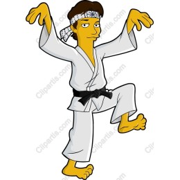 Vibrant Karate Practitioner