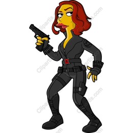 Fierce Cartoon Heroine