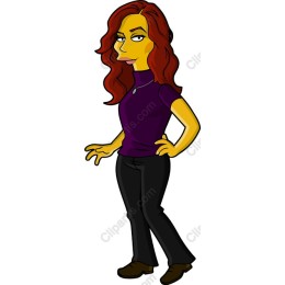 Stylish Cartoon Female Character