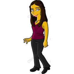 Vibrant Stylish Woman