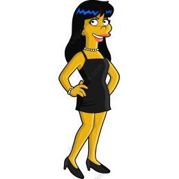 Fashionable Cartoon Character