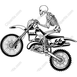 Skeleton Rider Motorcycle