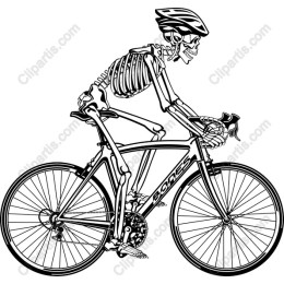 Skeleton Biker