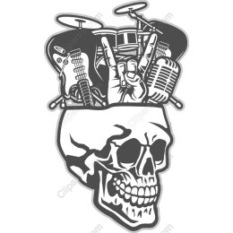 Rock and Roll Skull